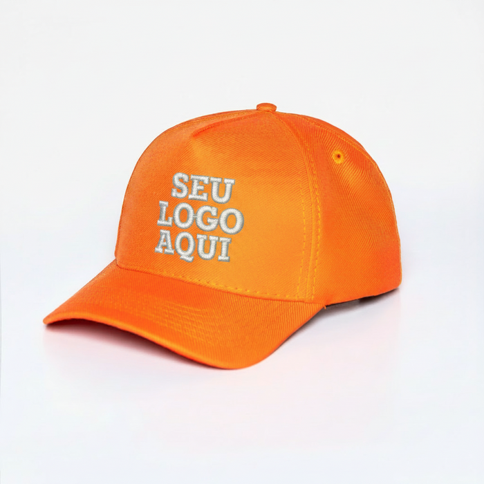 Boné Americano - Laranja