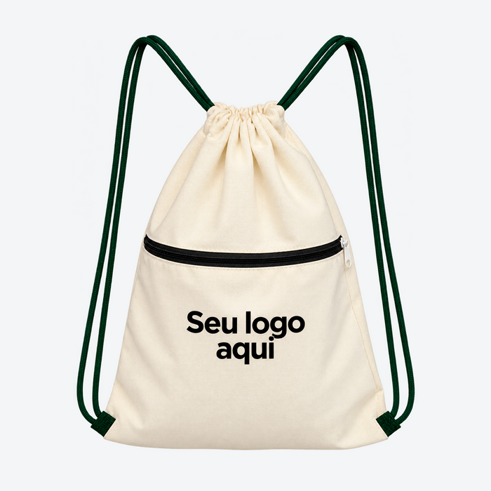 Sacochila com Zíper
